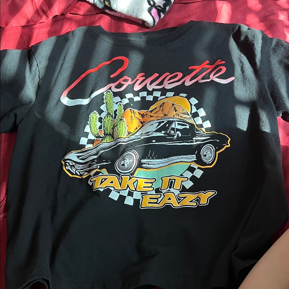 Hybrid Apparel Black Corvette Kids T-Shirt